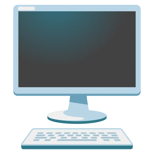 A desktop personal computer, used for a variety of purposes including productivity, gaming, and programming.