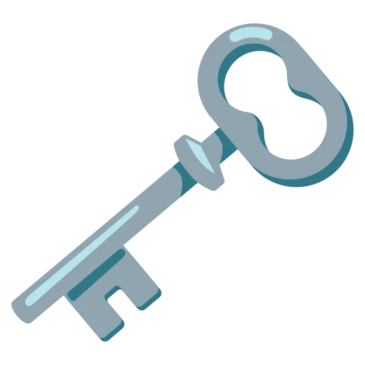 The old key emoji.