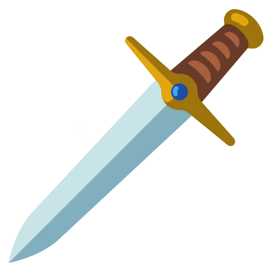 The dagger emoji.