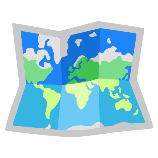 The world map emoji.