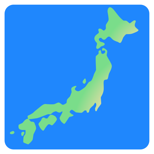 The map of japan emoji.