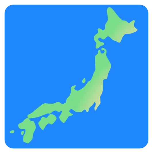 The map of japan emoji.