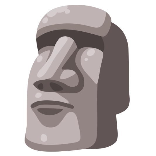 The moai emoji.