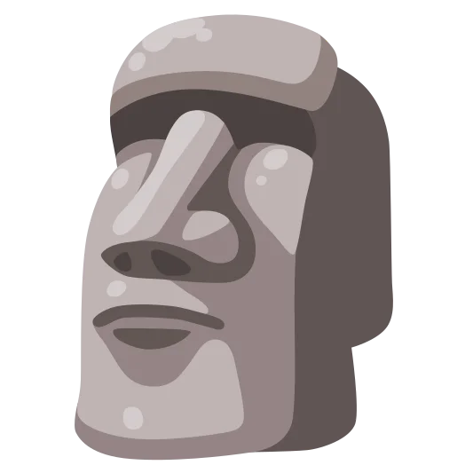 The moai emoji.