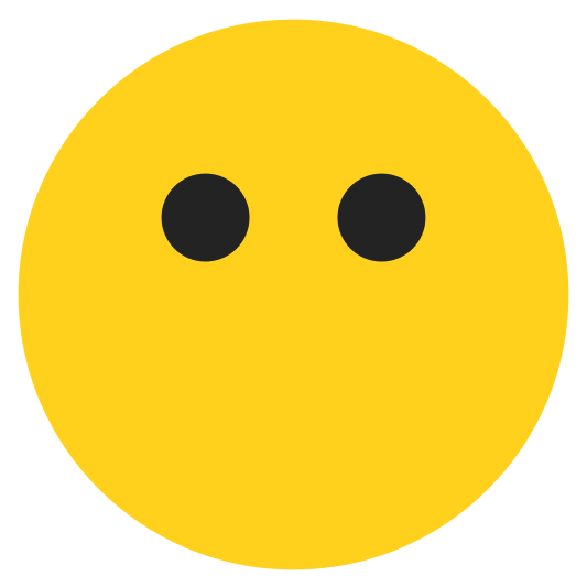 The face without mouth emoji.