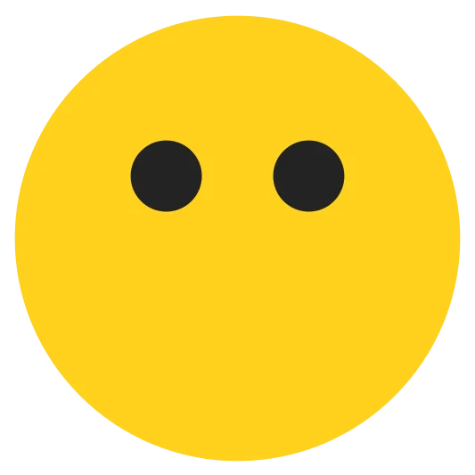 The face without mouth emoji.