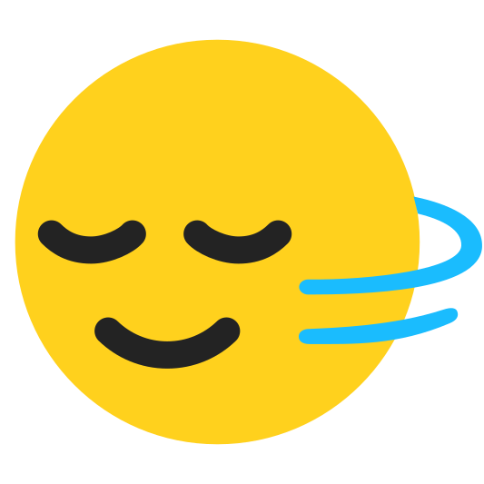 The head shaking horizontally emoji.