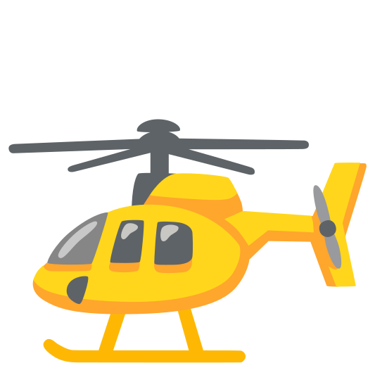 The helicopter emoji.