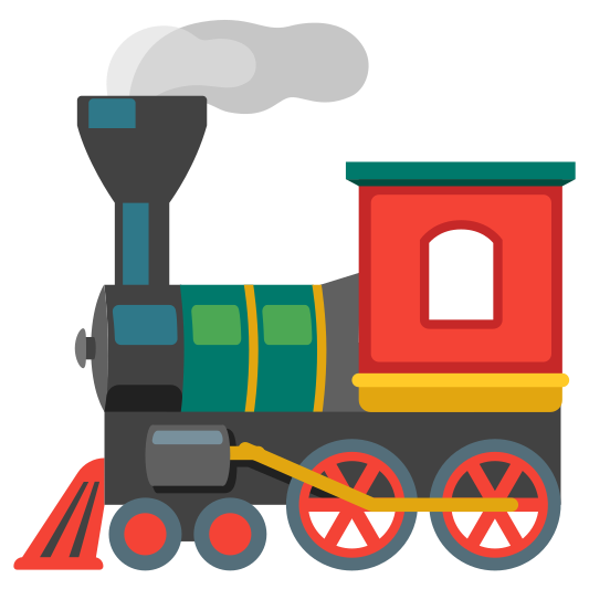 The locomotive emoji.