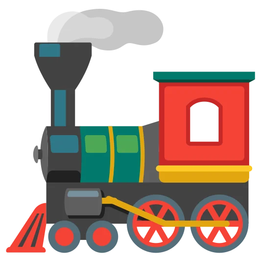 The locomotive emoji.