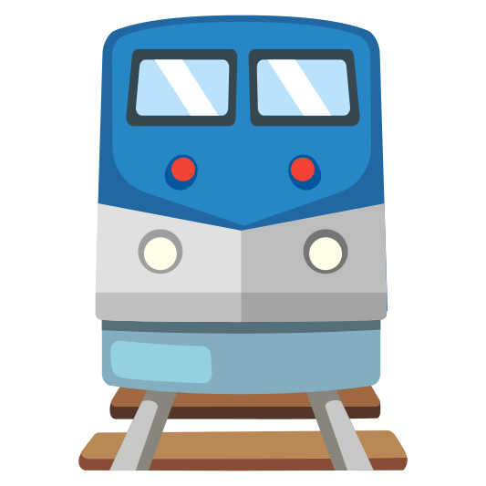 The train emoji.