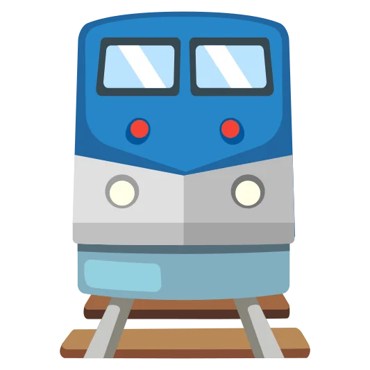 The train emoji.