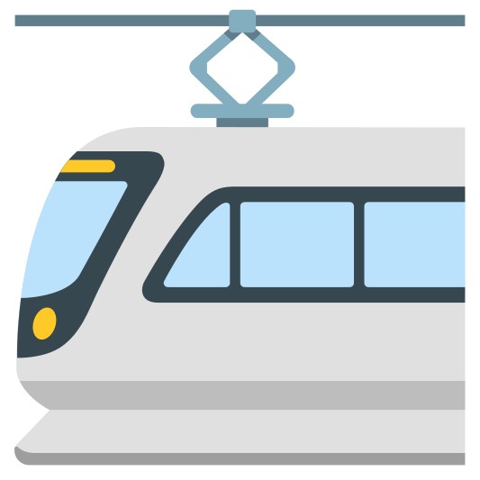 The light rail emoji.