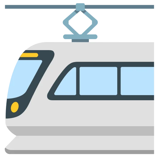 The light rail emoji.
