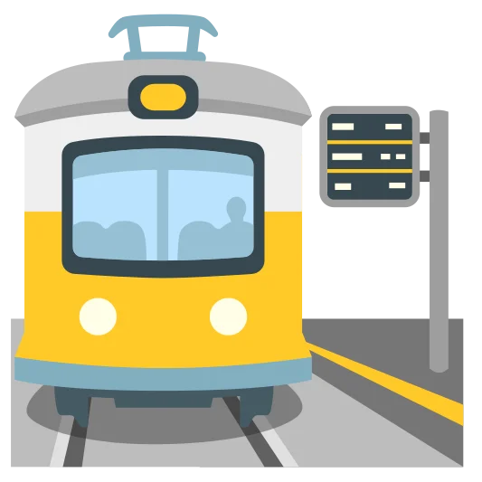 The station emoji.