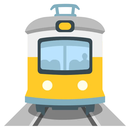 The tram emoji.