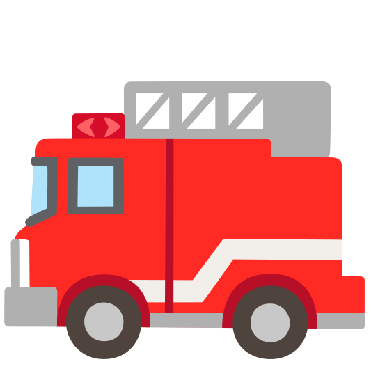 The fire engine emoji.
