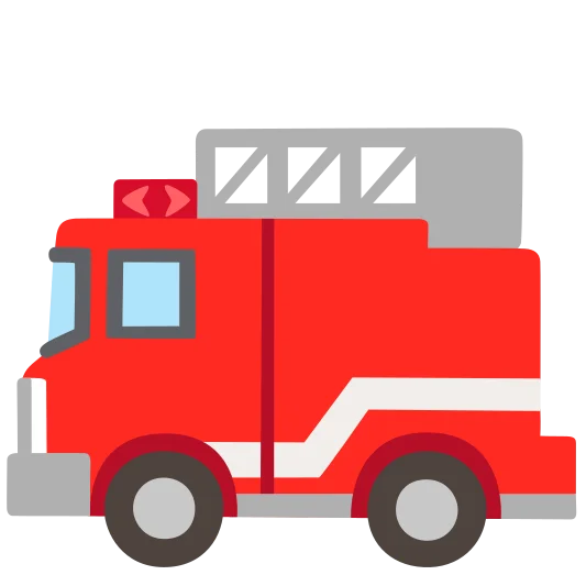 The fire engine emoji.
