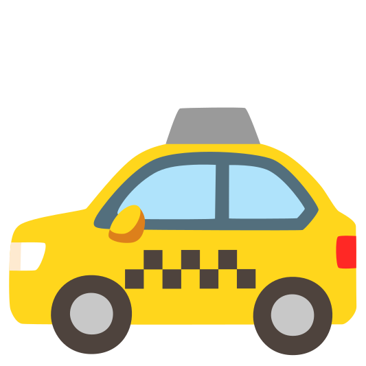 The taxi emoji.
