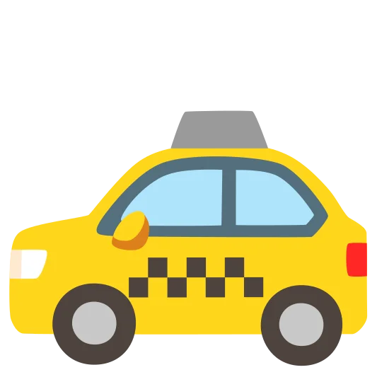 The taxi emoji.