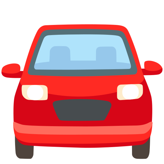 The oncoming automobile emoji.