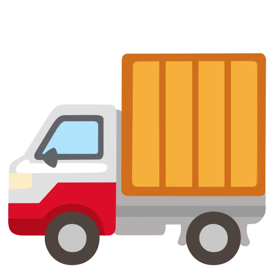 The delivery truck emoji.