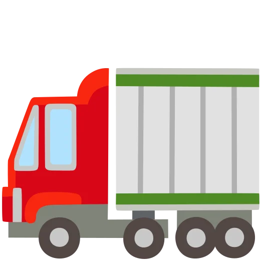 The articulated lorry emoji.