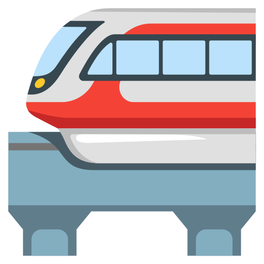 The monorail emoji.