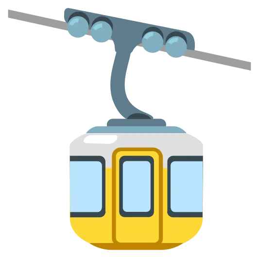 The aerial tramway emoji.