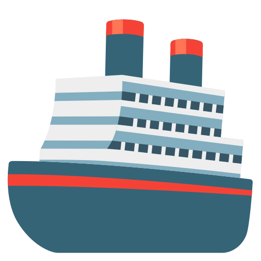 The ship emoji.