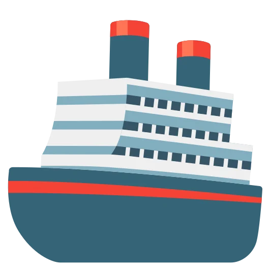 The ship emoji.