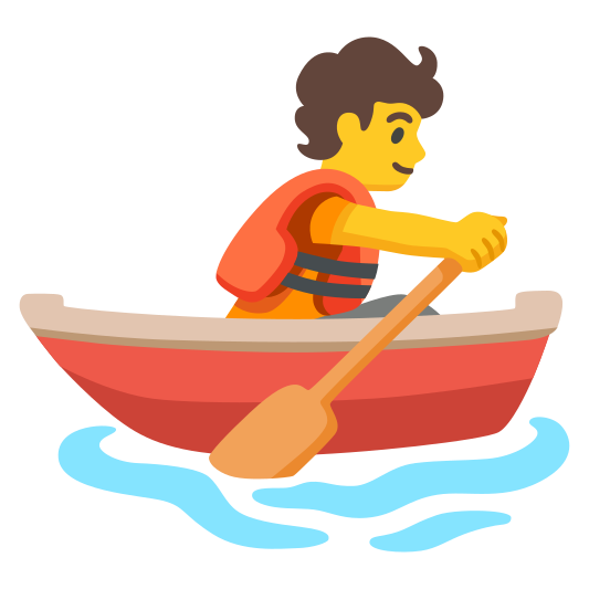 The person rowing boat emoji.