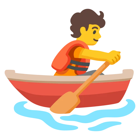 The person rowing boat emoji.
