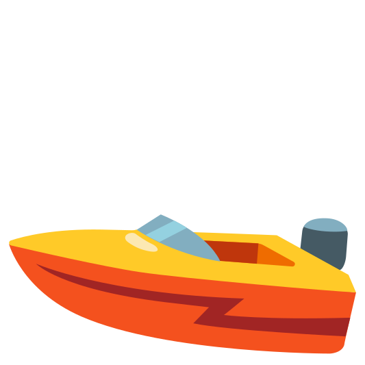 The speedboat emoji.