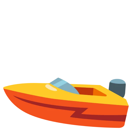 The speedboat emoji.