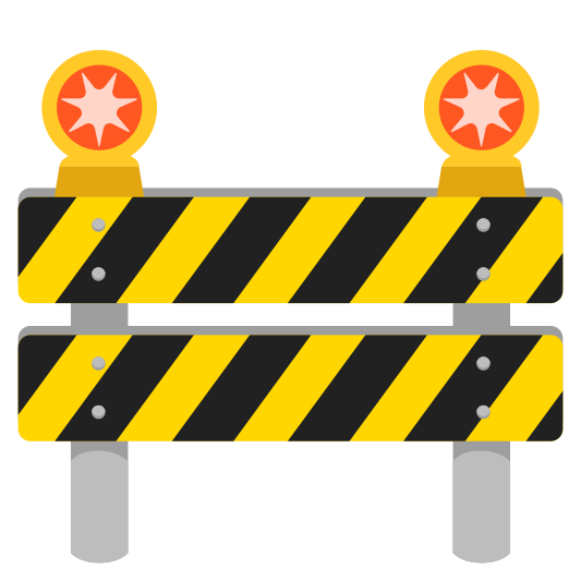 The construction emoji.