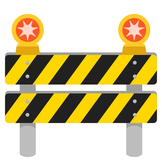 The construction emoji.