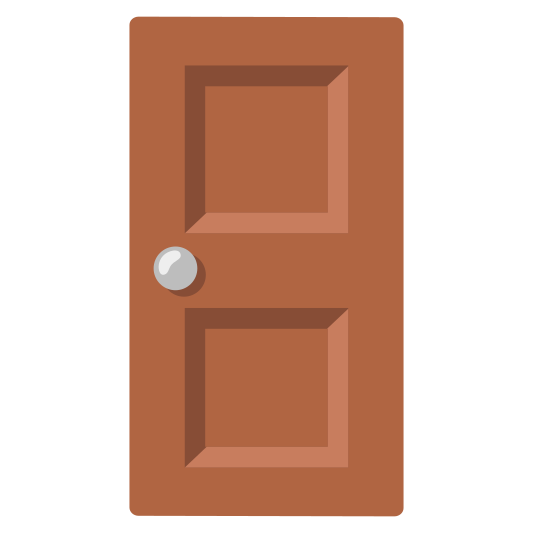 The door emoji.