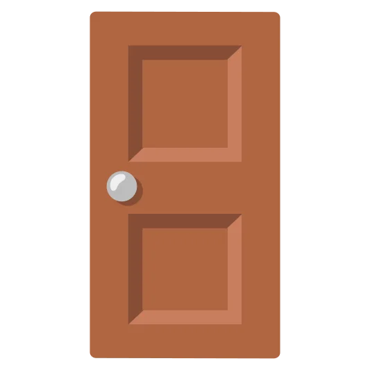 The door emoji.