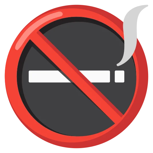 The no smoking emoji.