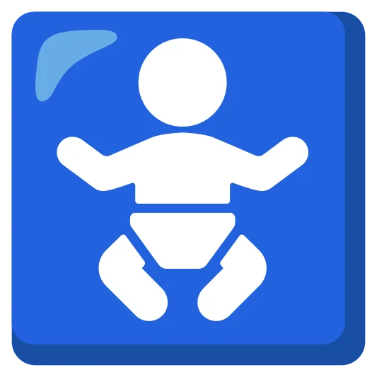 The baby symbol emoji.