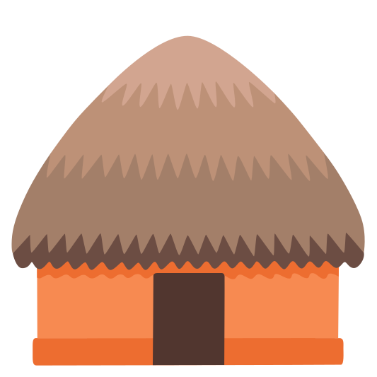 The hut emoji.
