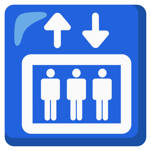The elevator emoji.