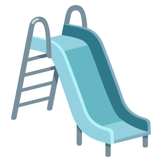 The playground slide emoji.