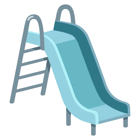 The playground slide emoji.