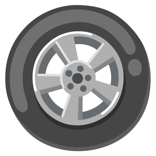 The wheel emoji.