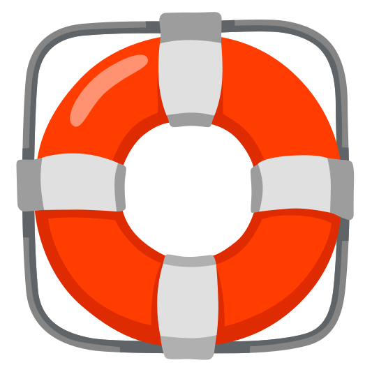 The ring buoy emoji.