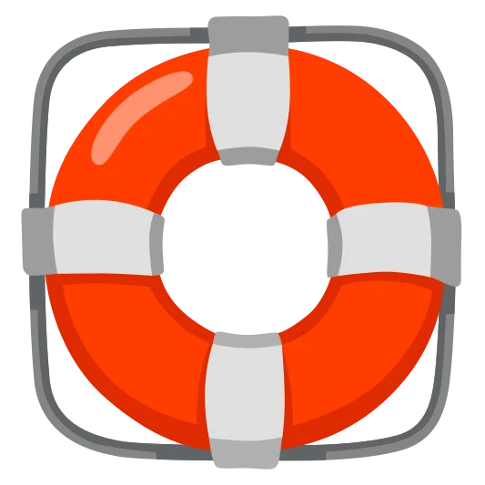 The ring buoy emoji.