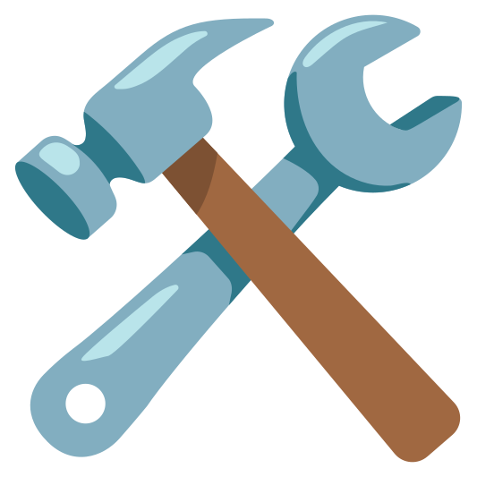 The hammer and wrench emoji.