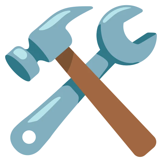 The hammer and wrench emoji.